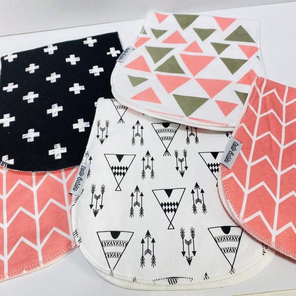 Organic Burp Clothes for Baby Boys and Girls- Ultra Absorbent Modern Burping Rag - Picture 3 of 8